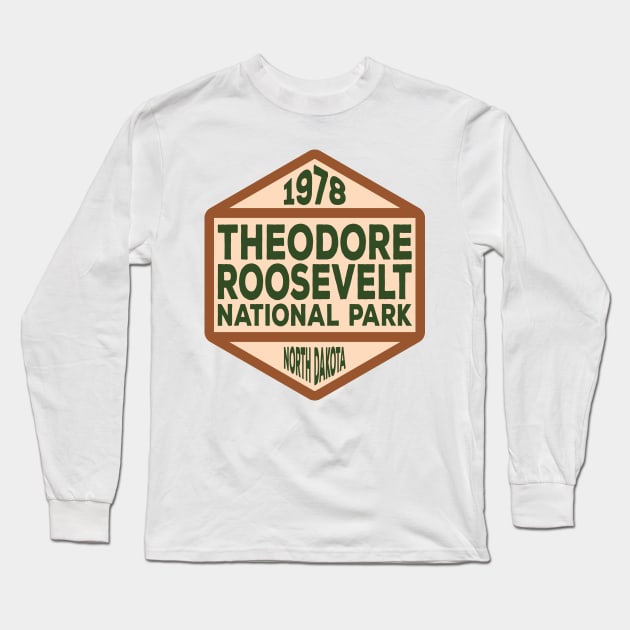 Theodore Roosevelt National Park badge Long Sleeve T-Shirt by nylebuss